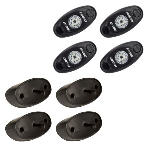 A-Series LED Universal Rock Light Kit, High Power Cool White, Set Of&nbsp;4