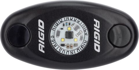 A-Series LED Light, High Power, Amber, Black Housing,&nbsp;Single