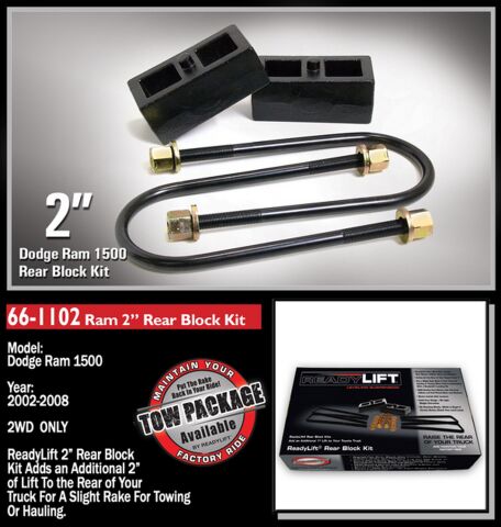 2002-08 DODGE-RAM 1500 2'' Rear Block&nbsp;Kit