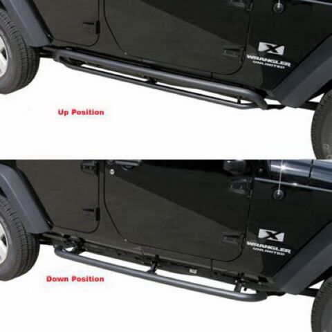 SRS Side Bar Retractable RockerGuard&nbsp;Step