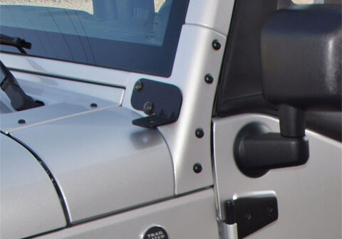 Windshield Hinge Light Brackets