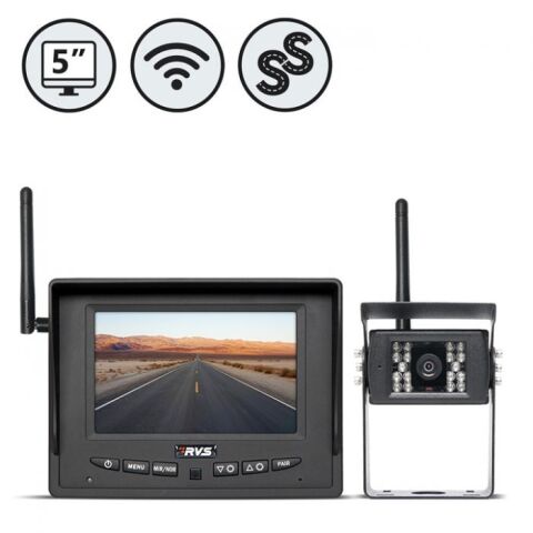 SIMPLESIGHT™ WIRELESS BACKUP HD CAMERA SYSTEM | 5” SINGLE SCREEN MONITOR