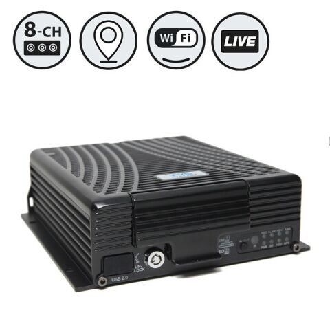MOBILEMULE 5 CHANNEL MOBILE DVR WITH GPS TRACKING AND LIVE VIDEO OPTIONS (HARD&nbsp;DRIVE)