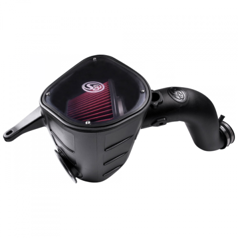 Cold Air Intake For 13-18 Dodge Ram 2500 3500 L6-6.7L Cummins Cotton Cleanable&nbsp;Red