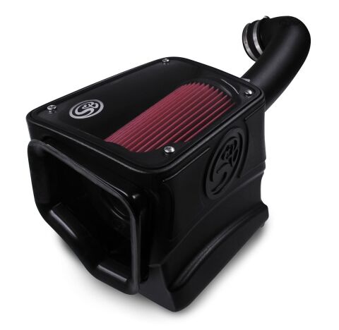 Cold Air Intake For 14-16 Silverado/ Sierra 1500 5.3L, 6.2L, 15-16 Tahoe, Suburban, Yukon (XL)(Denali) 1500 5.3L, 6.2L Cotton Cleanable&nbsp;Red