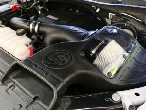 Cold Air Intake For 15-17 Ford F150 Raptor Ecoboost Cotton Cleanable&nbsp;Red