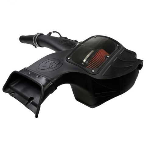 Cold Air Intake For 18-20 Ford F150 3.0L Powerstroke Diesel Cotton Cleanable&nbsp;Red