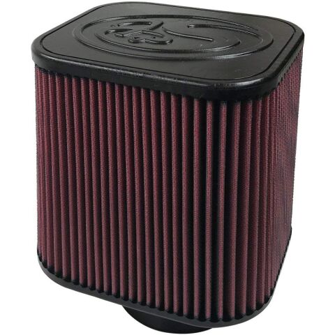 Air Filter For Intake Kits 75-1532, 75-1525 Oiled Cotton Cleanable&nbsp;Red