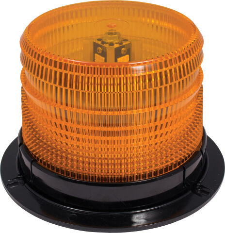 LED BEACON LOW PROFILE 10-30VDC AMBER PERMANENT BLK&nbsp;LABEL
