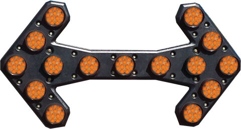 AMBER DIRECTION ARROW W/CONT62