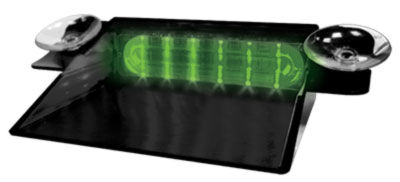 LED DASH LIGHT 6 - GREEN12-24Vdc