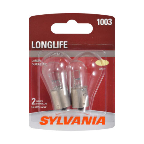 SYLVANIA 1003 Long Life Mini Bulb, 2&nbsp;Pack