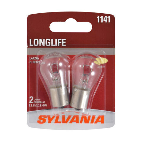 SYLVANIA 1141 Long Life Mini Bulb, 2&nbsp;Pack