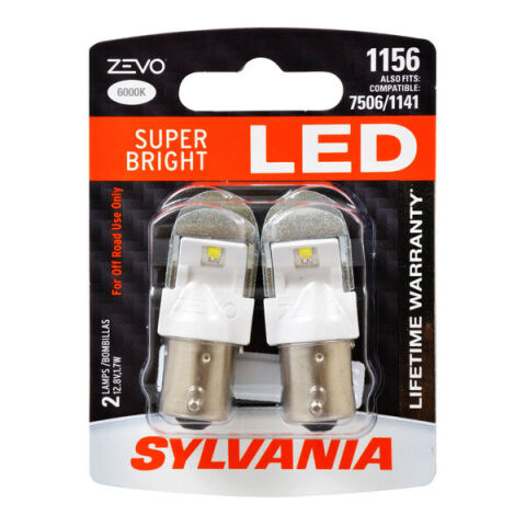SYLVANIA 1156 WHITE ZEVO LED Mini, 2&nbsp;Pack