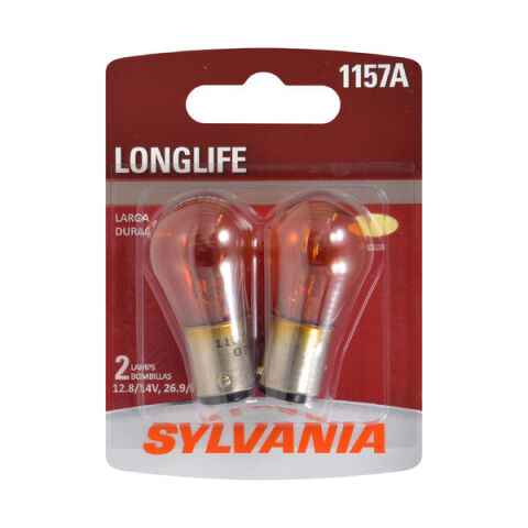 SYLVANIA 1157A Long Life Mini Bulb, 2&nbsp;Pack