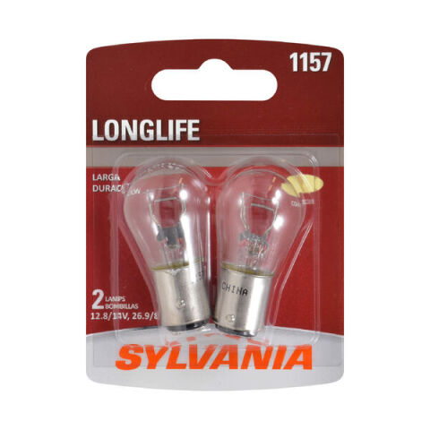 SYLVANIA 1157 Long Life Mini Bulb, 2&nbsp;Pack
