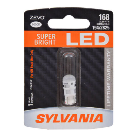 SYLVANIA 168 WHITE ZEVO LED Mini, 1&nbsp;Pack
