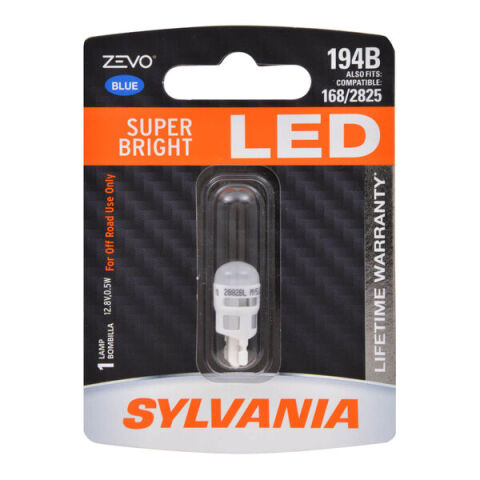 SYLVANIA 194B BLUE ZEVO LED Mini, 1&nbsp;Pack