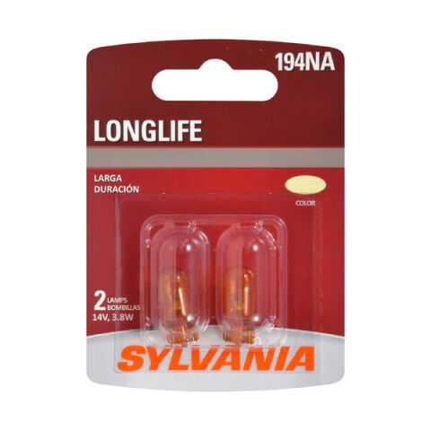 SYLVANIA 194NA Long Life Mini Bulb, 2&nbsp;Pack