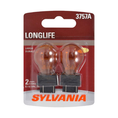 SYLVANIA 3757A Long Life Mini Bulb, 2&nbsp;Pack