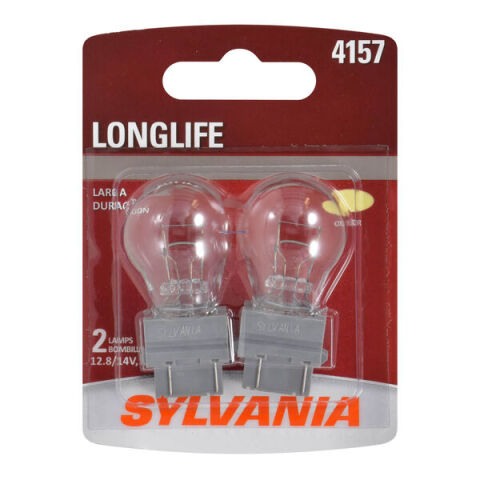 SYLVANIA 4157 Long Life Mini Bulb, 2&nbsp;Pack