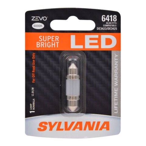 SYLVANIA 6418 WHITE ZEVO LED Mini, 1&nbsp;Pack