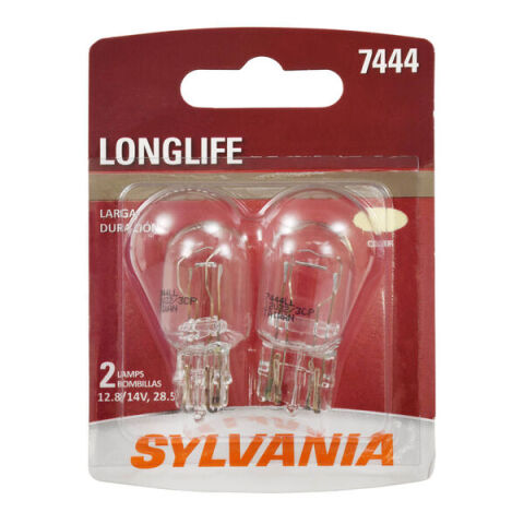 SYLVANIA 7444 Long Life Mini Bulb, 2&nbsp;Pack