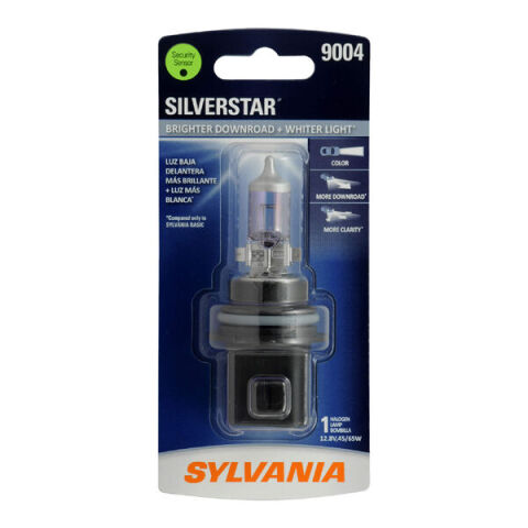 SYLVANIA 9004 SilverStar Halogen Headlight Bulb, 1&nbsp;Pack