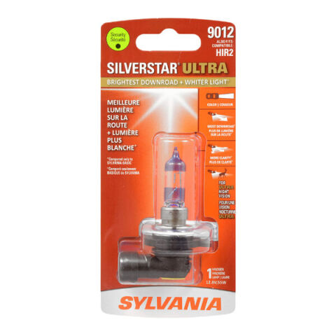 SYLVANIA 9012 SilverStar ULTRA Halogen Headlight Bulb, 1&nbsp;Pack