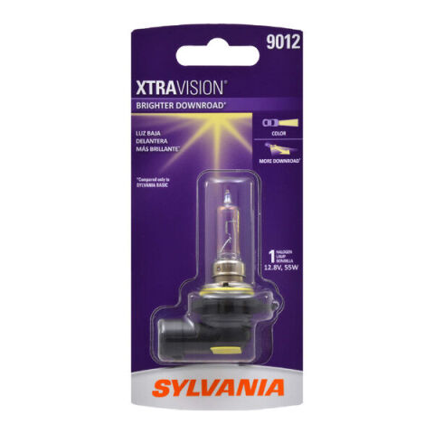 SYLVANIA 9012 XtraVision Halogen Headlight Bulb, 1&nbsp;Pack