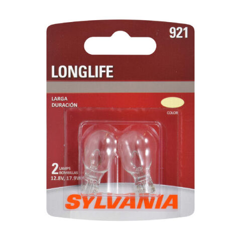 SYLVANIA 921 Long Life Mini Bulb, 2&nbsp;Pack