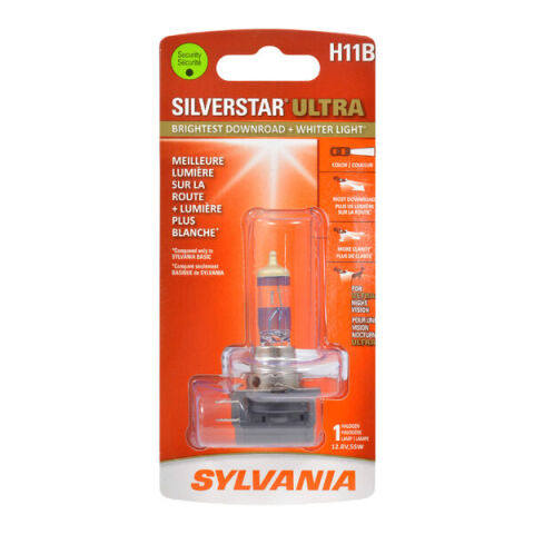 SYLVANIA H11B SilverStar ULTRA Halogen Headlight Bulb, 1&nbsp;Pack