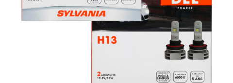 SYLVANIA H13 ZEVO LED Bulb, 2&nbsp;Pack