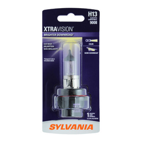 SYLVANIA H13 XtraVision Halogen Headlight Bulb, 1&nbsp;Pack