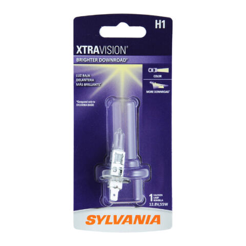 SYLVANIA H1 XtraVision Halogen Headlight Bulb, 1&nbsp;Pack