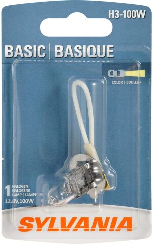 SYLVANIA H3-100W Basic Fog Bulb, 1&nbsp;Pack