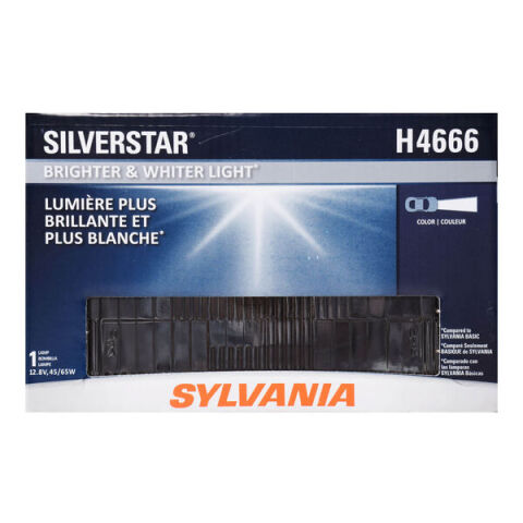 SYLVANIA H4666 SilverStar Sealed Beam Headlight, 1&nbsp;Pack