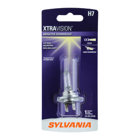 SYLVANIA H7 XtraVision Halogen Headlight Bulb, 1&nbsp;Pack