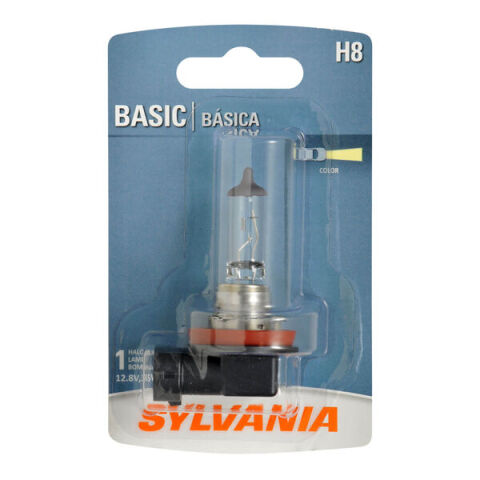 SYLVANIA H8 Basic Halogen Headlight Bulb, 1&nbsp;Pack