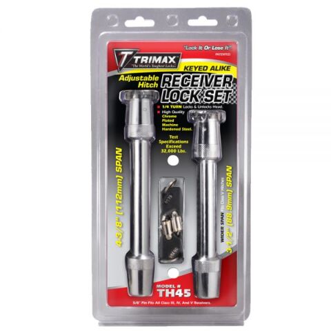 PREMIUM ADJUSTABLE HITCHES KEYED-ALIKE LOCK SET, INCLUDES T5,&nbsp;TH4