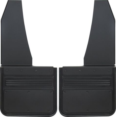 GATORBACK UNIVERSAL OFFSET MUD FLAPS - BLACK/AL