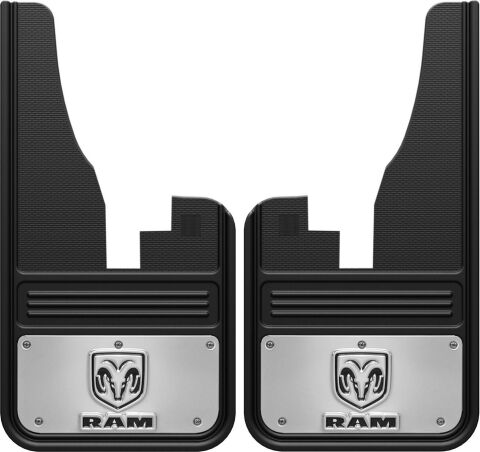 Gatorback Ram V Mud Flaps For 09-18 Ram 1500 (19-23 Classic), 10-23 Ram 25/3500