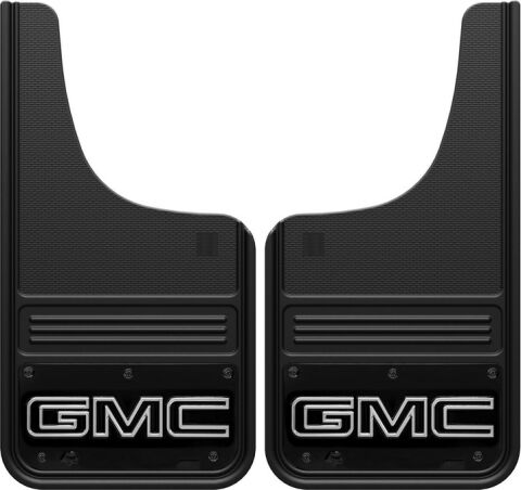 GATORBACK GMC MUD FLAPS - BLACK/WRAP,&nbsp;FRONT
