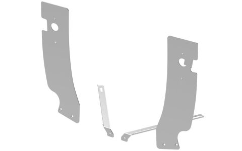 Gatorback Universal Offset No Drill Mounting Brackets For 21-25 F-150;&nbsp;Rear