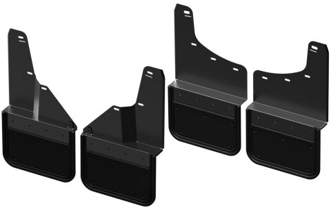 Gatorback CA Mud Flaps - No Plate For 20-25 Sierra 2500/3500HD; Front &&nbsp;Rear