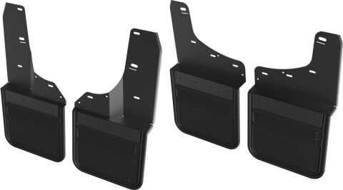 Gatorback CA Mud Flaps - No Plate For 24-25 Sierra 2500/3500HD AT4X; Front &&nbsp;Rear