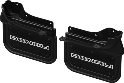 20+ GMC Sierra 25/3500HD Denali GB Mud Flaps Front w/ SS Denali&nbsp;Plates
