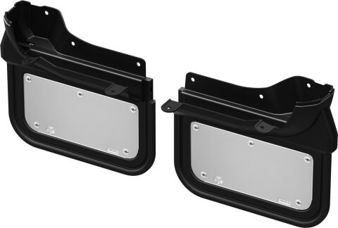 Gatorback CR Mud Flaps - SS For 20-25 Sierra 2500HD/3500HD;&nbsp;Front