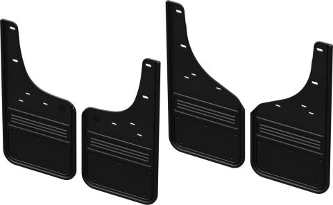 Gatorback CR Mud Flaps - No Plate For 20-25 Silverado 2500/3500HD SRW; Front &&nbsp;Rear