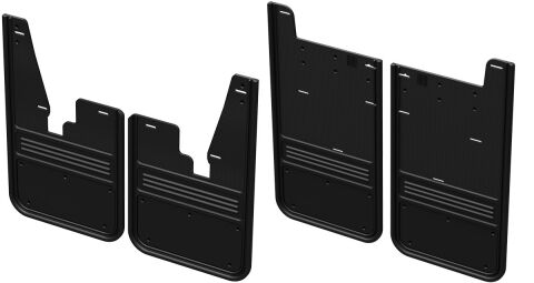 Gatorback CR Mud Flaps - No Plate For 19-24 Ram HD New Body w/o Flares; Front &&nbsp;Rear